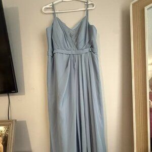Azazie Bridesmaid's Dress- Dusty Blue